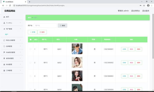 基于SSM与Vue的日用品电商网站设计与实现